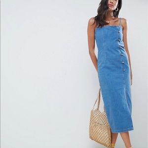 ASOS Denim Button Down Dress